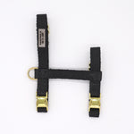 Black Just Hemp H-Style Cat Harness