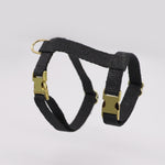 Black Just Hemp H-Style Cat Harness