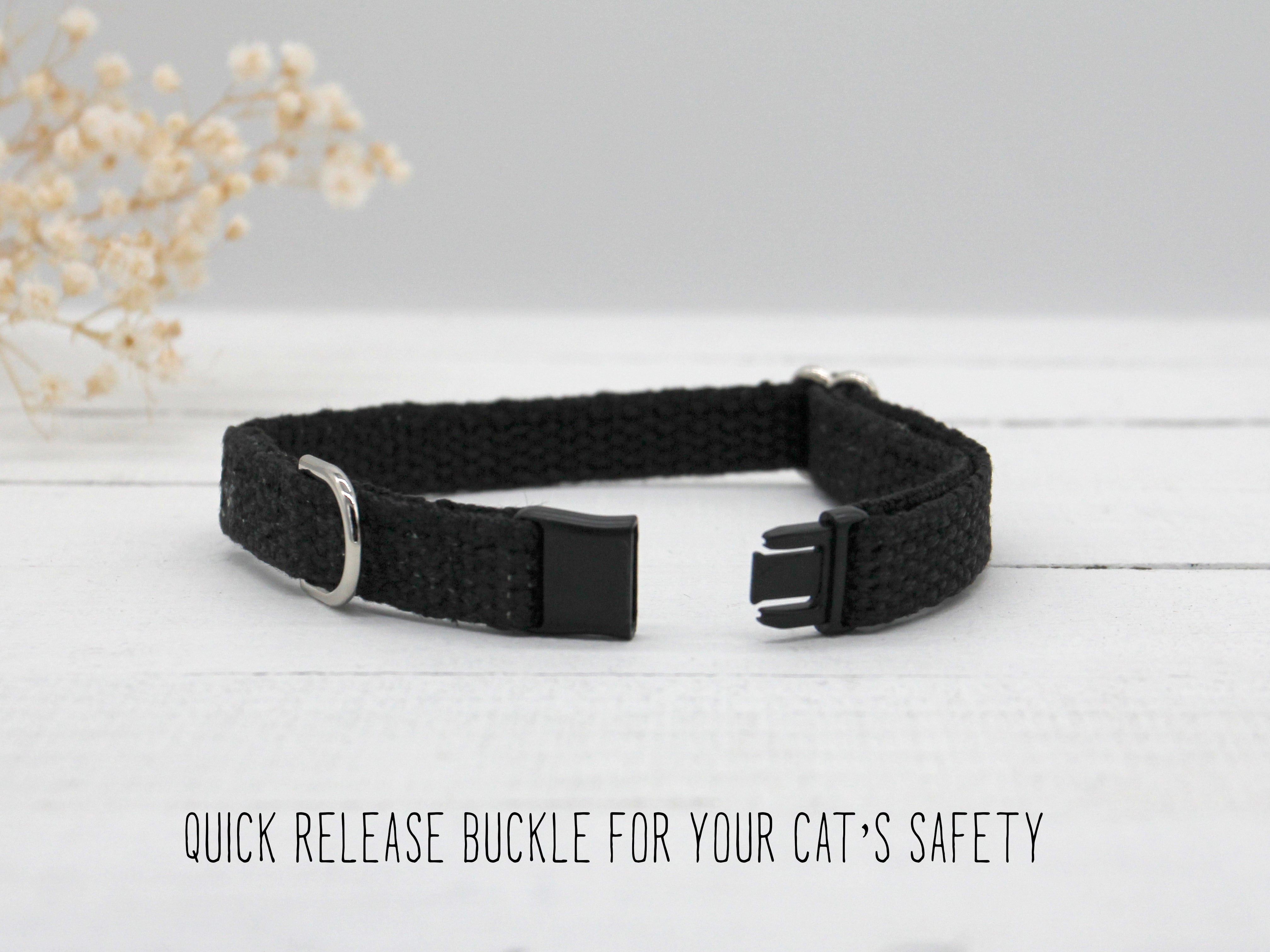 Just Hemp Black Cat Collar