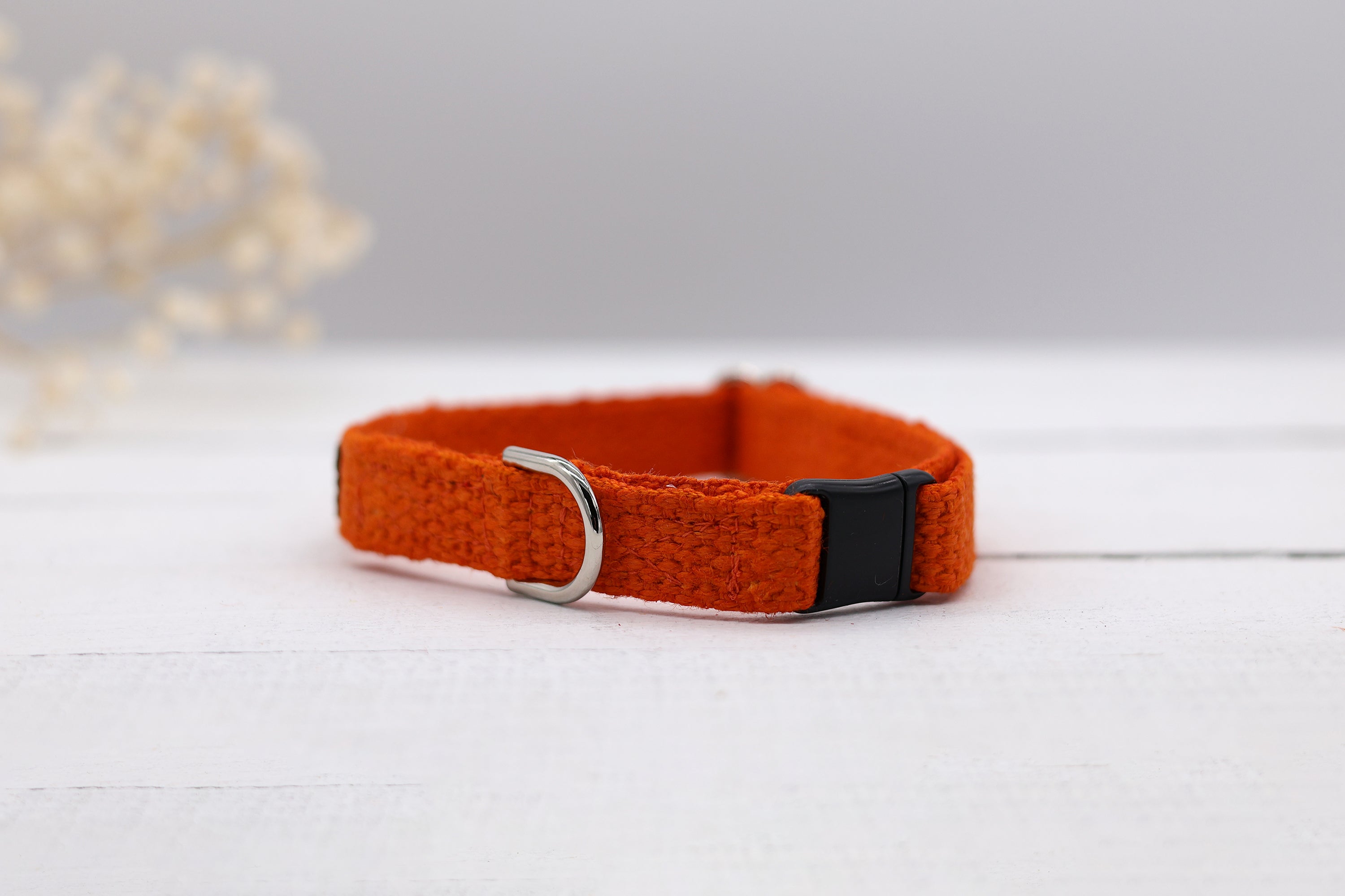 Just Hemp Sunset Orange Cat Collar