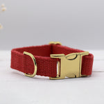 Just Hemp Rosy Red Dog Collar