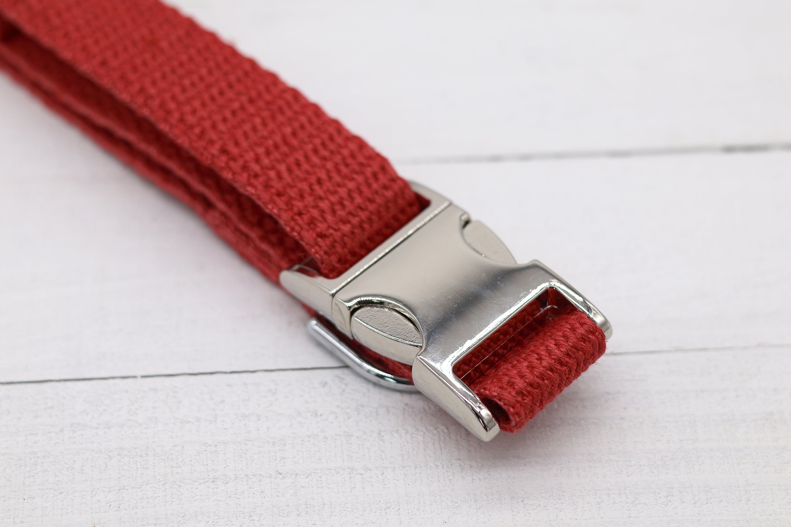 Just Hemp Rosy Red Dog Collar