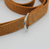 Tea-Stained Just Hemp Flat Dog Leash