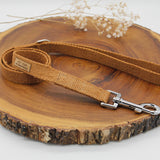 Tea-Stained Just Hemp Flat Dog Leash